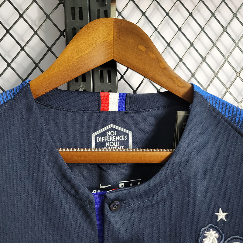 2018 France home Mbappe #10 Griezmann Coman Kante Pogba Jersey