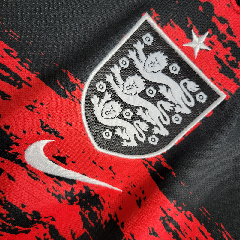 2022 England Pre-Game Black Football jersey