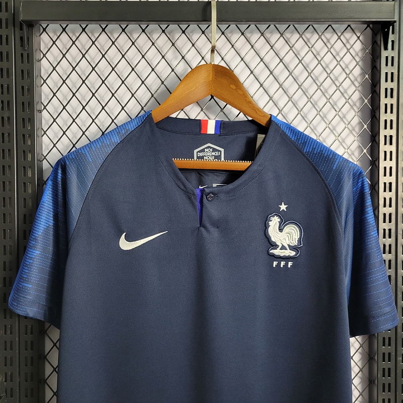 2018 France home Mbappe #10 Griezmann Coman Kante Pogba Jersey