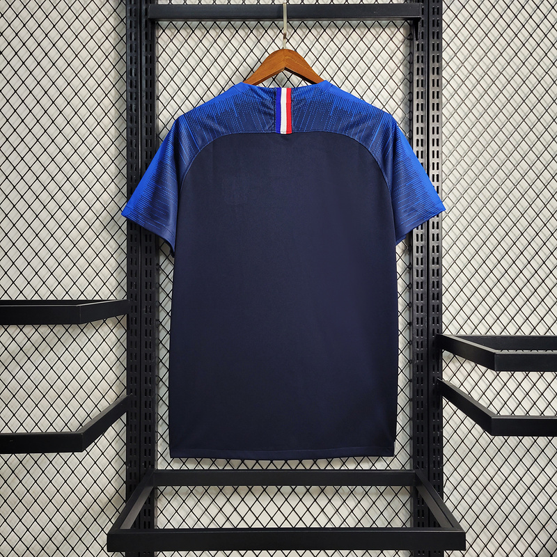 Retro version 2018 World Cup France home Mbappe #10 Griezmann Coman Kante Pogba Soccer Football jersey