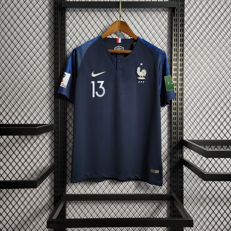 2018 France home Mbappe #10 Griezmann Coman Kante Pogba Jersey