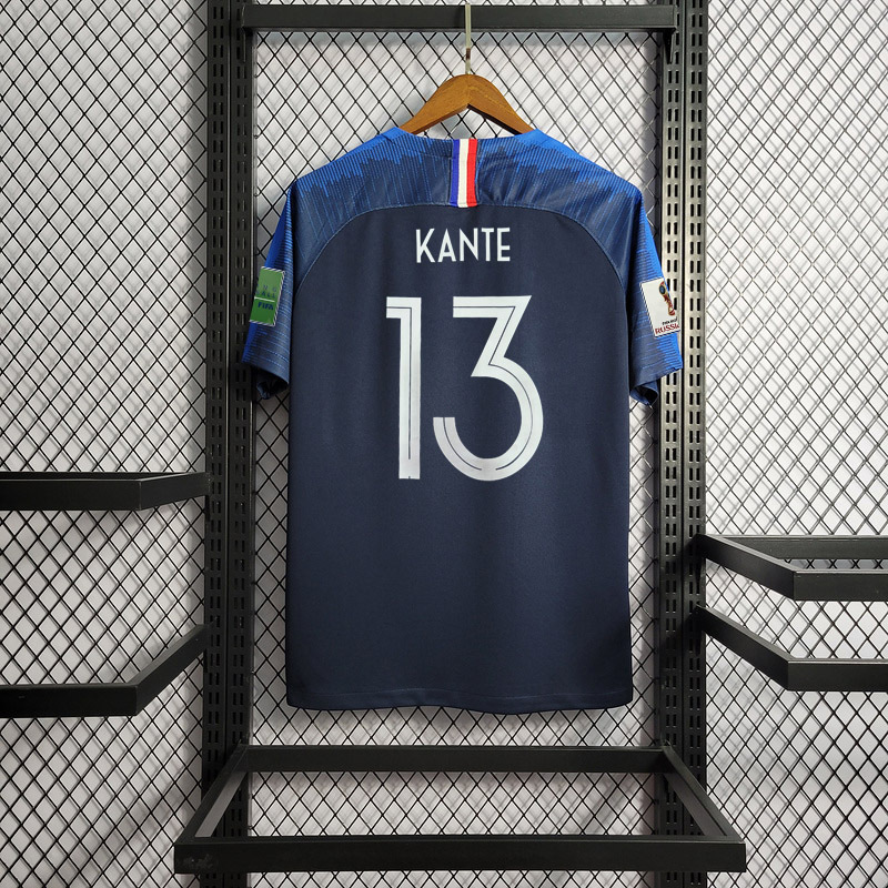 2018 France home Mbappe #10 Griezmann Coman Kante Pogba Jersey