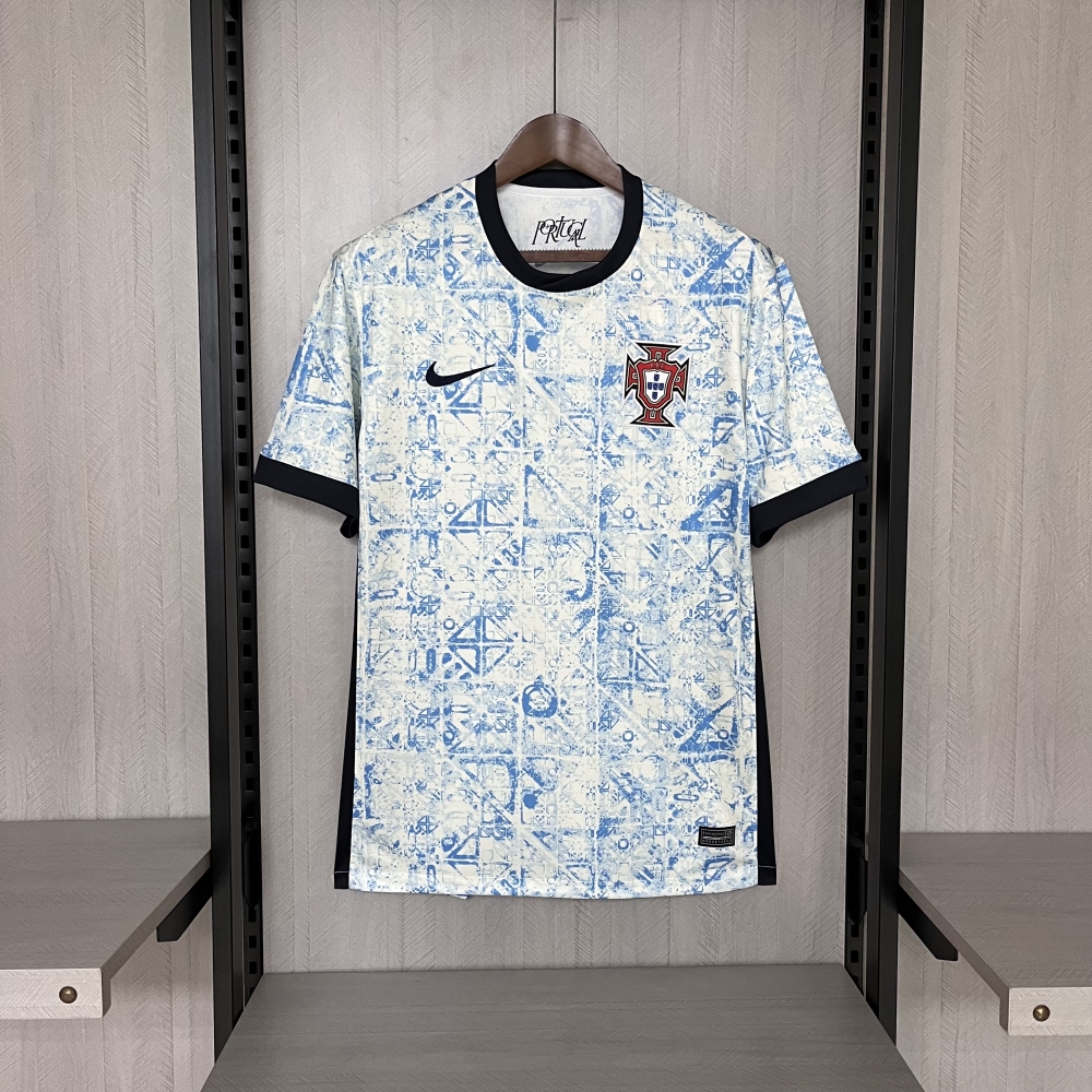 2024-25 Portugal away RONALDO BERNARDO G. RAMOS B.FERNANDES PEPE R. LE脙O Football jersey