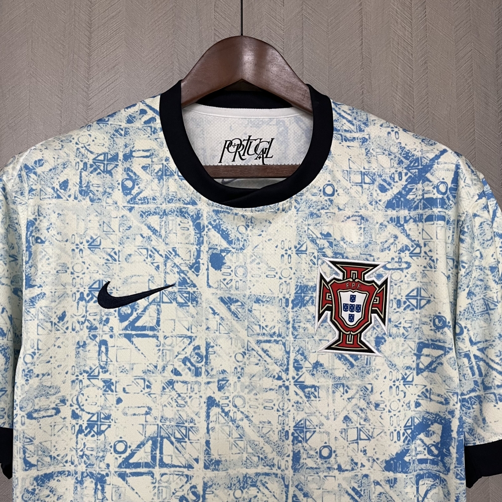 2024-25 Portugal away RONALDO BERNARDO G. RAMOS B.FERNANDES PEPE R. LE脙O Football jersey