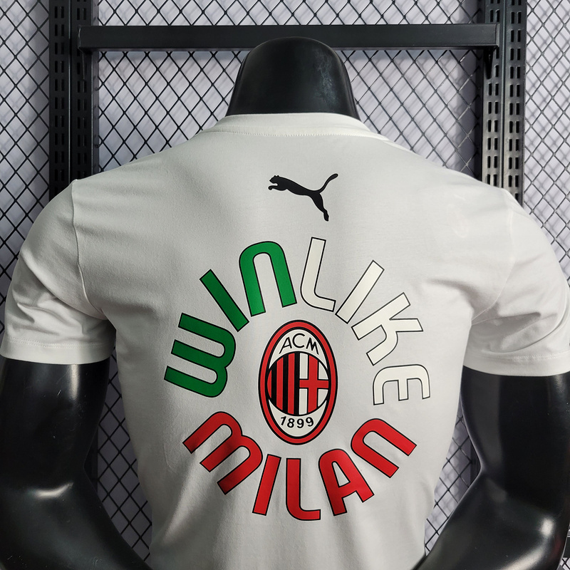 2022-23 AC Milan Championship 19 Championship Camiseta Comemorativa Branca