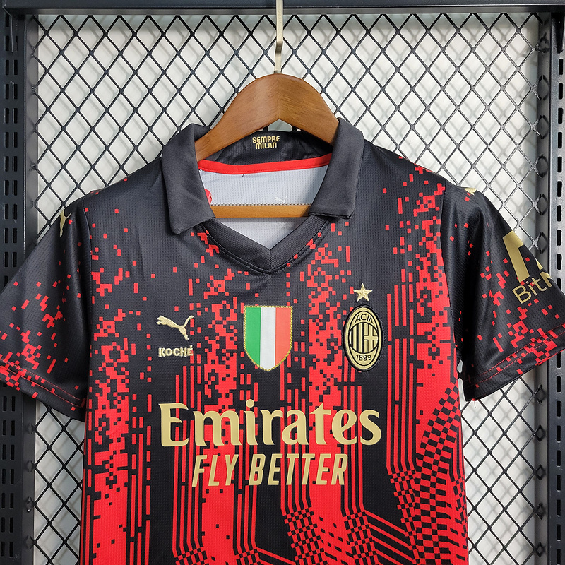 23-24 kids AC Milan 3rd away game
