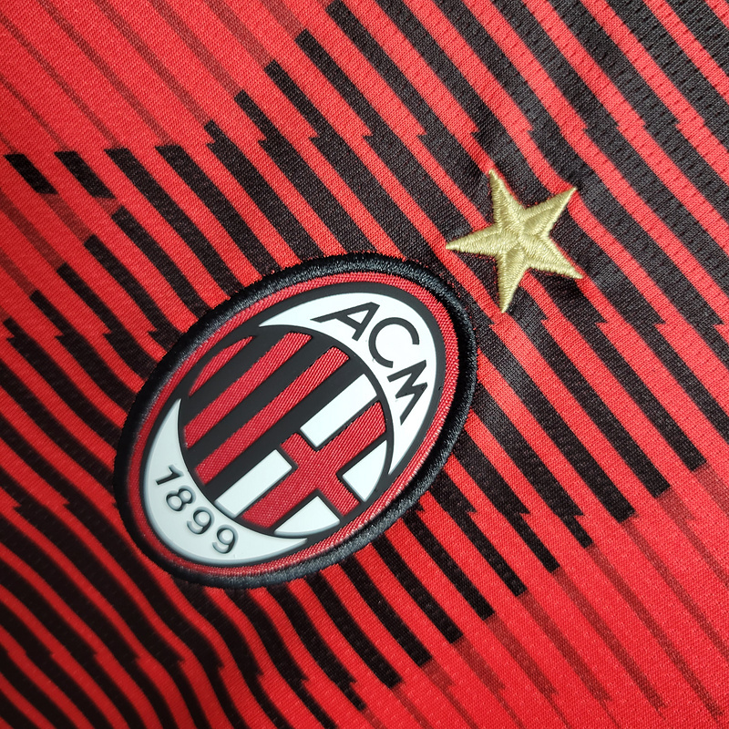23-24 AC Milan Home Long Sleeve