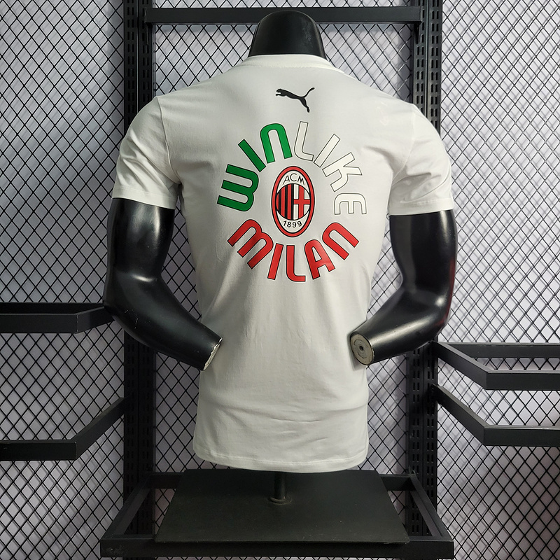 2022-23 AC Milan Championship 19 Championship Camiseta Comemorativa Branca