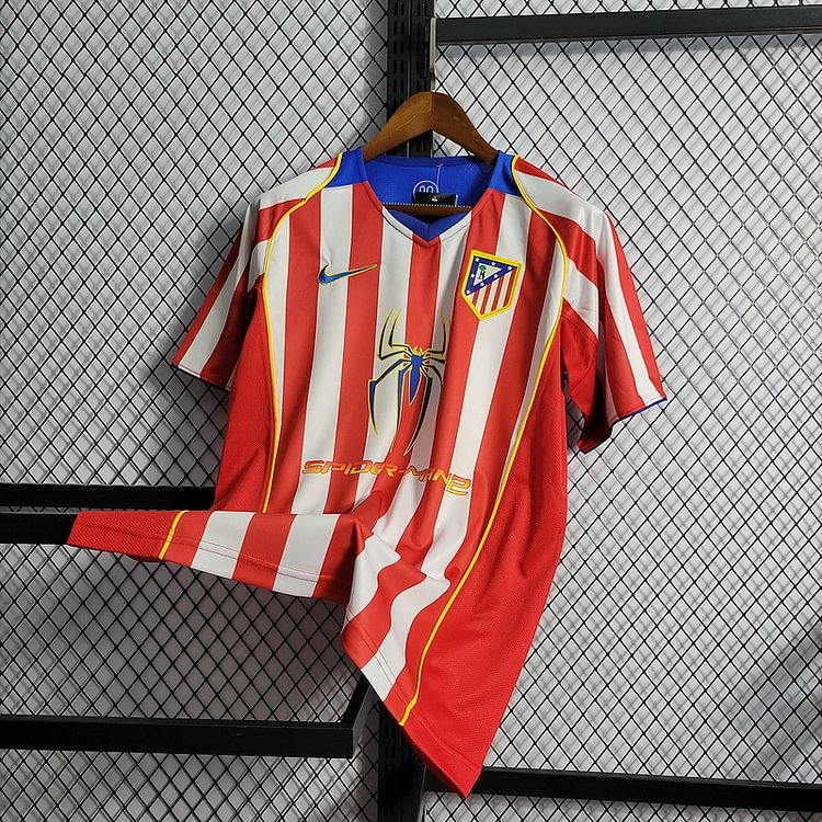 Retro Atletico Madrid 04-05 home Football jersey retro