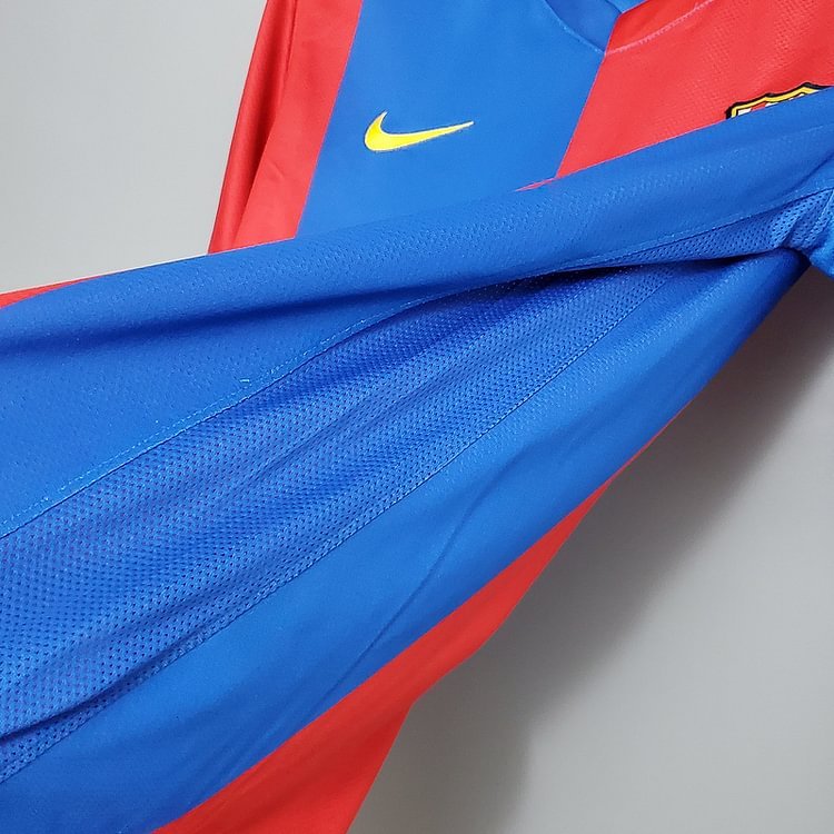 Retro FC Barcelona 2006-07 home XAVI MESSI RONALDINHO DECO ETO'O Football jersey retro