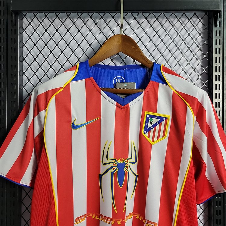Retro Atletico Madrid 04-05 home Football jersey retro