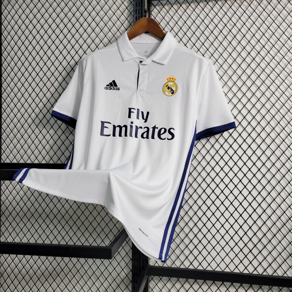 Retro 2016-17 Real Madrid Main RONALDO Benzema Bale Sergio Ramos ISCO KROOS Football jersey retro