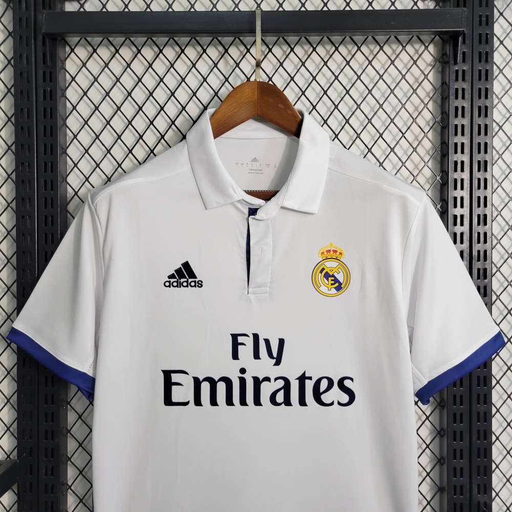 Retro 2016-17 Real Madrid Main RONALDO Benzema Bale Sergio Ramos ISCO KROOS Football jersey retro