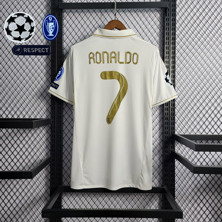 Retro 2011-12 Real Madrid home RONALDO  Football jersey retro