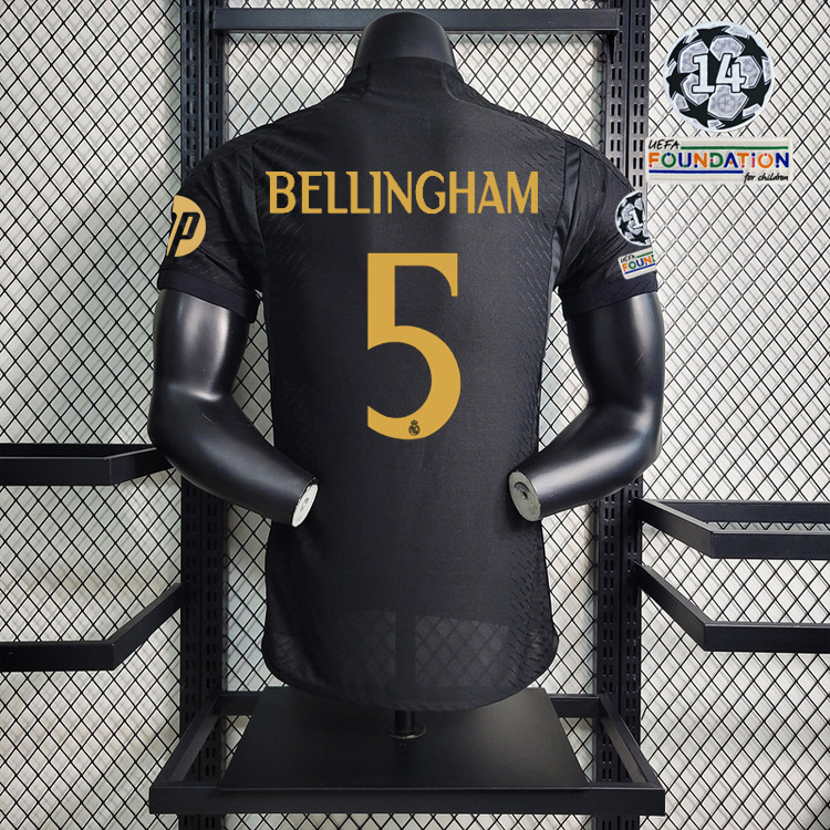 2023-24 Player Real Madrid 2 away  VALVERDE MODRIC VINI JR.  BELLINGHAM CARVAJAL Football jersey