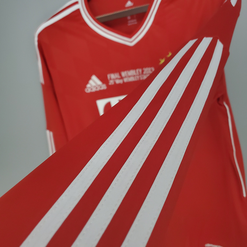 Retro long sleeve Bayern Munich 13-14 Champions League home   Football jersey retro