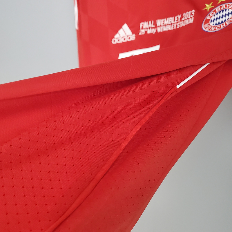 Retro long sleeve Bayern Munich 13-14 Champions League home   Football jersey retro