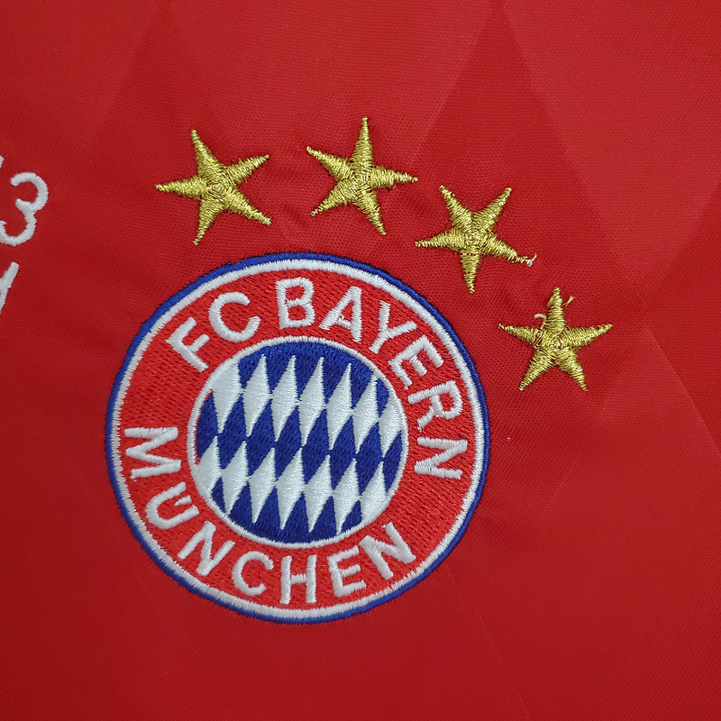 Retro Bayern Munich 13-14 Champions League home   Football jersey retro