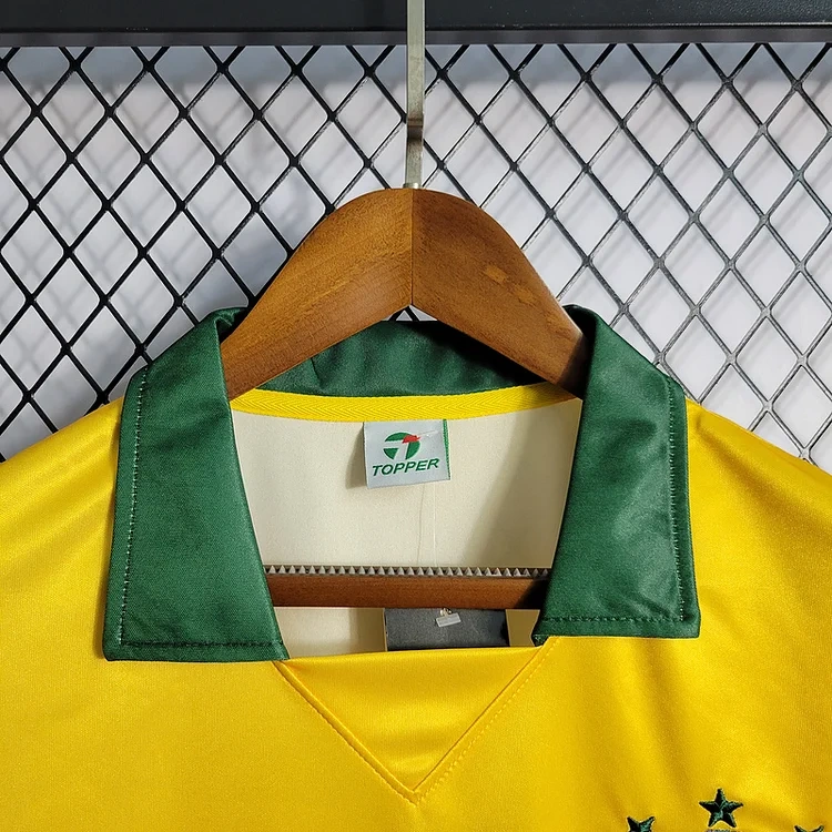 Retro 1988-1990 Brazil Home Football jersey retro