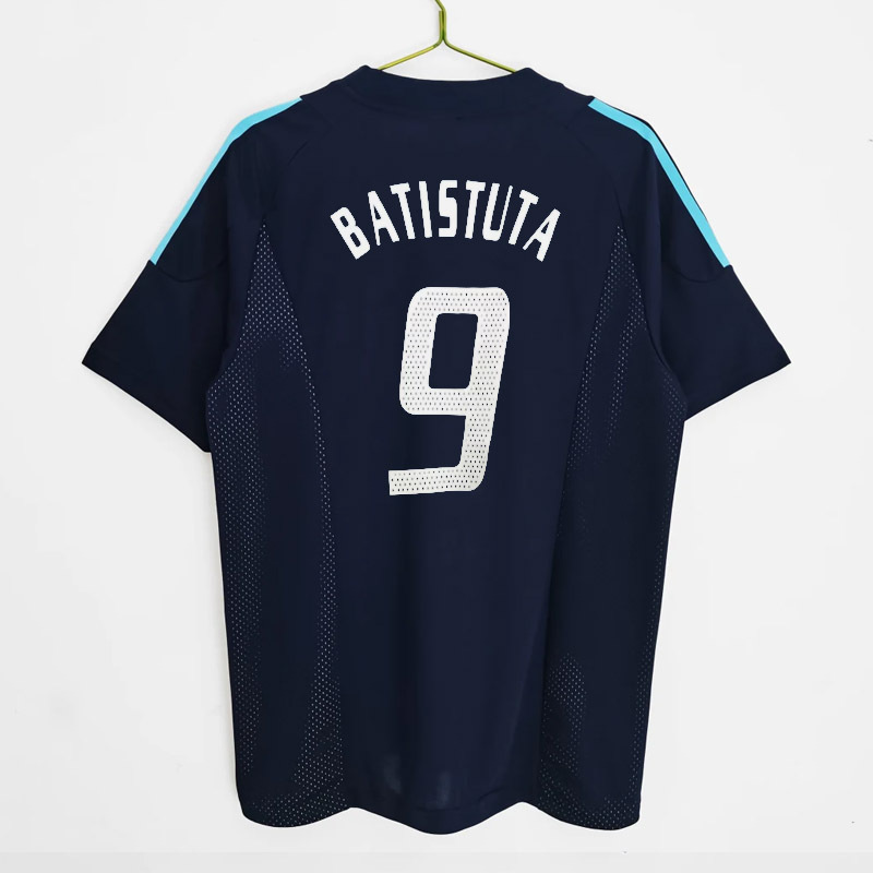 retro 2002 Argentina away retro football jersey Fan version