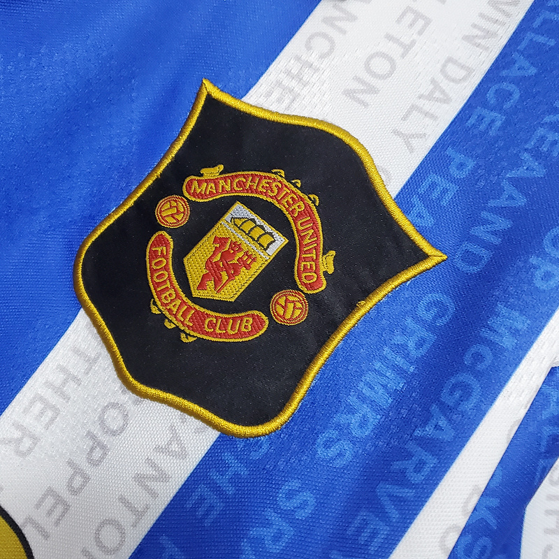 Retro 1994-96 Manchester United away CANTONA HUGHES KEANE  Football jersey retro