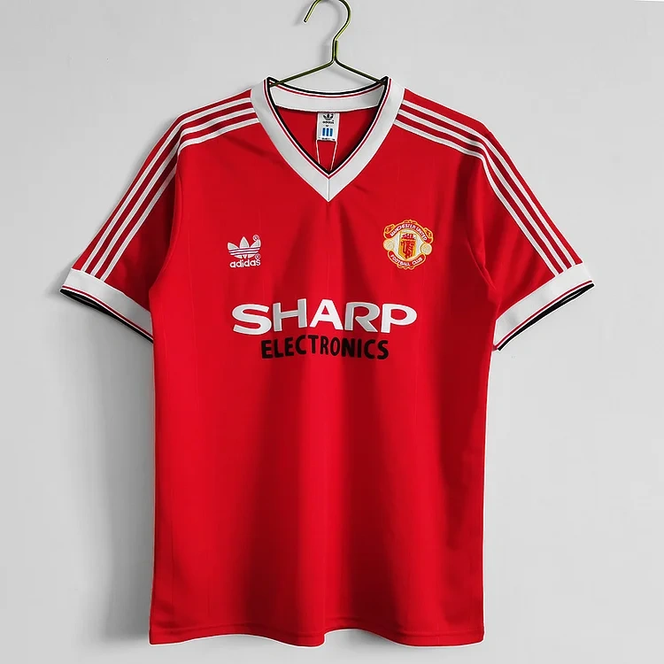 Vintage 1983 Manchester United Home Soccer Shirt Jersey