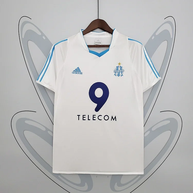 Retro 2002-03 Marseille home Football jersey retro