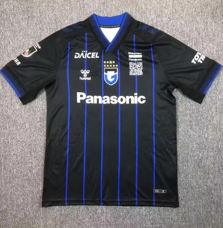2024-25 Gamba Osaka home black soccer jersey