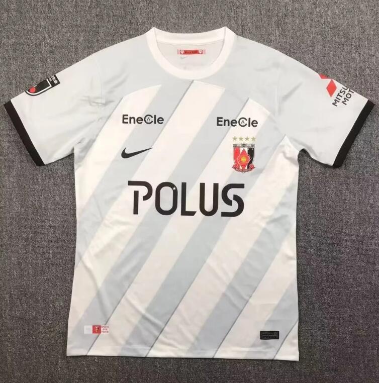2024-25 Urawa Red Diamonds away white soccer jersey