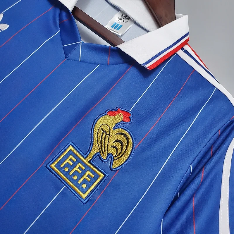 Retro France 1982 home Football jersey retro