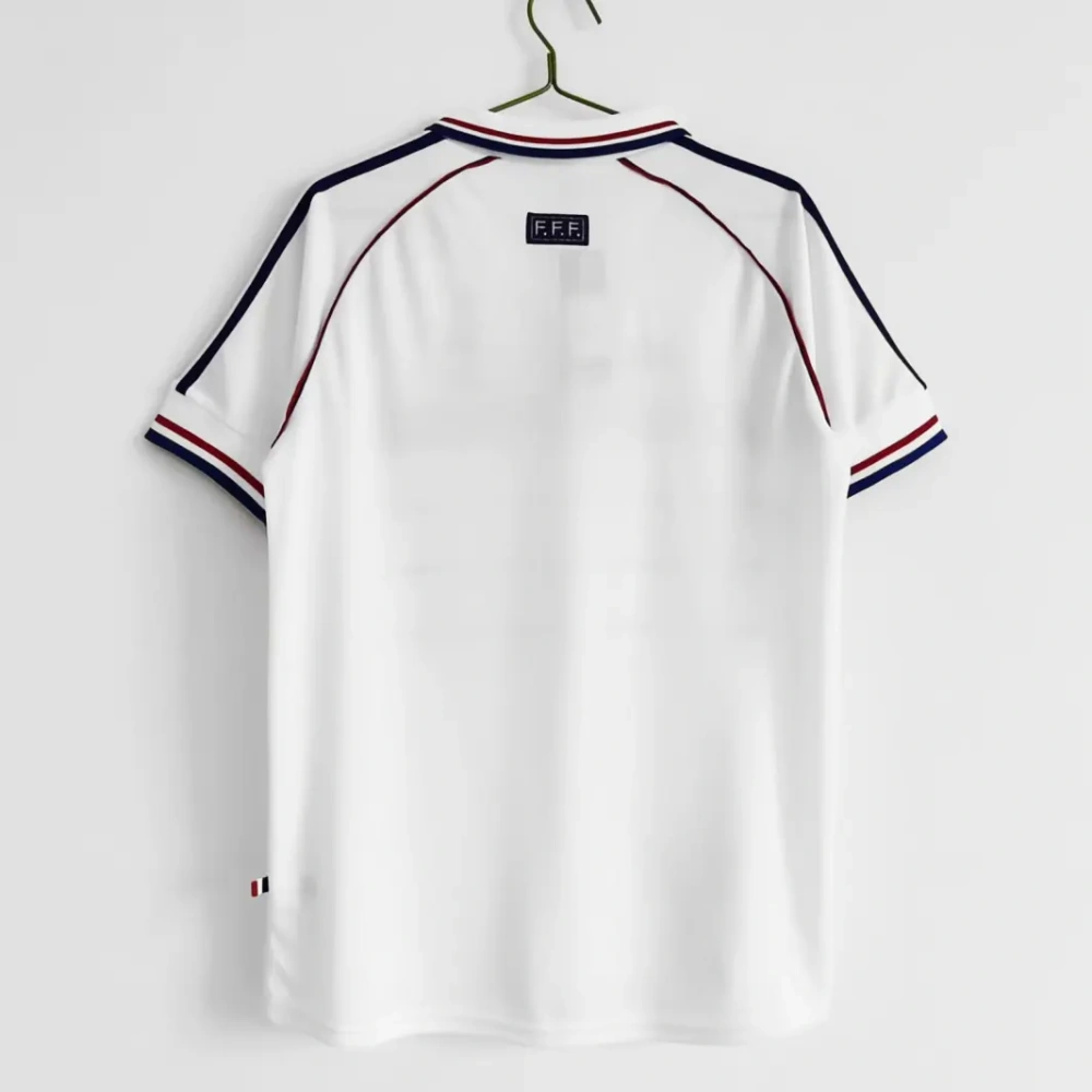 Retro France 1998 away Zidane LIZARAZU Henry Football jersey retro