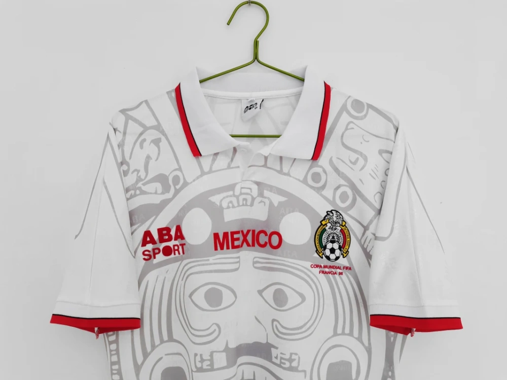 retro 1998 Mexico away retro football jersey Fan version