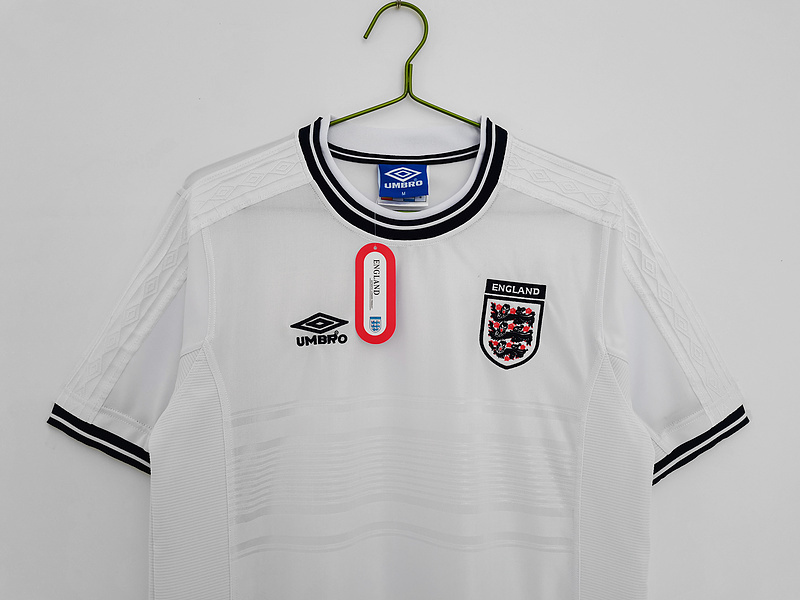 Retro 1999-01 England home Football jersey retro