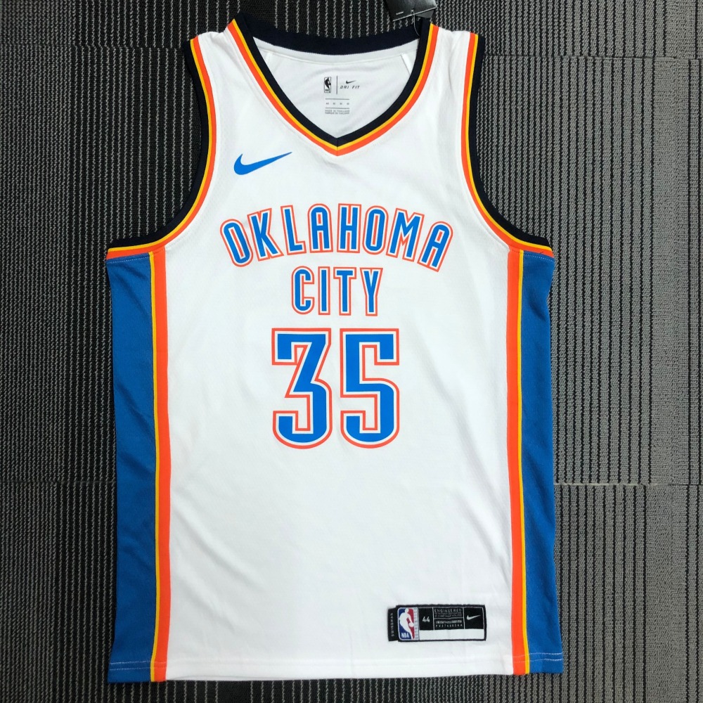 Oklahoma City Thunder White 35 Durant