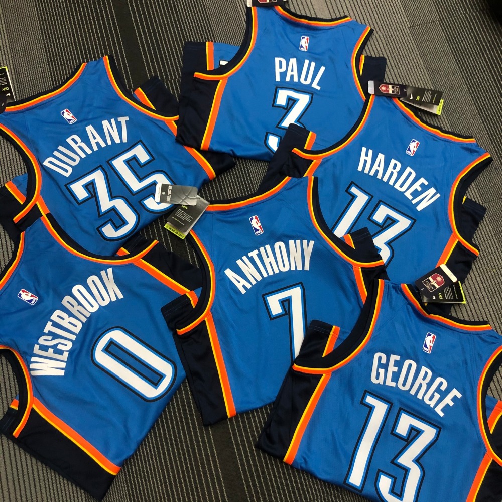 Oklahoma City Thunder Blue 3 Paul