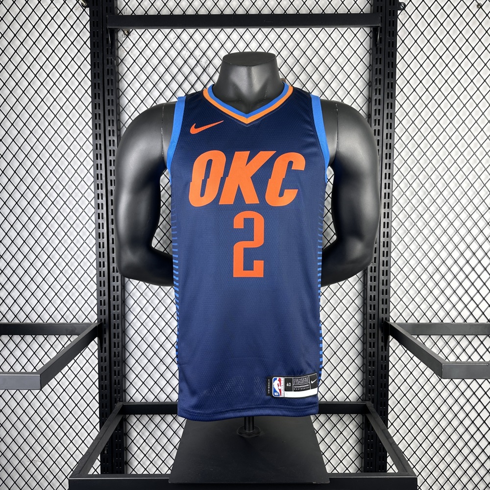 Oklahoma City Thunder Blue Stripe 2 Alexander