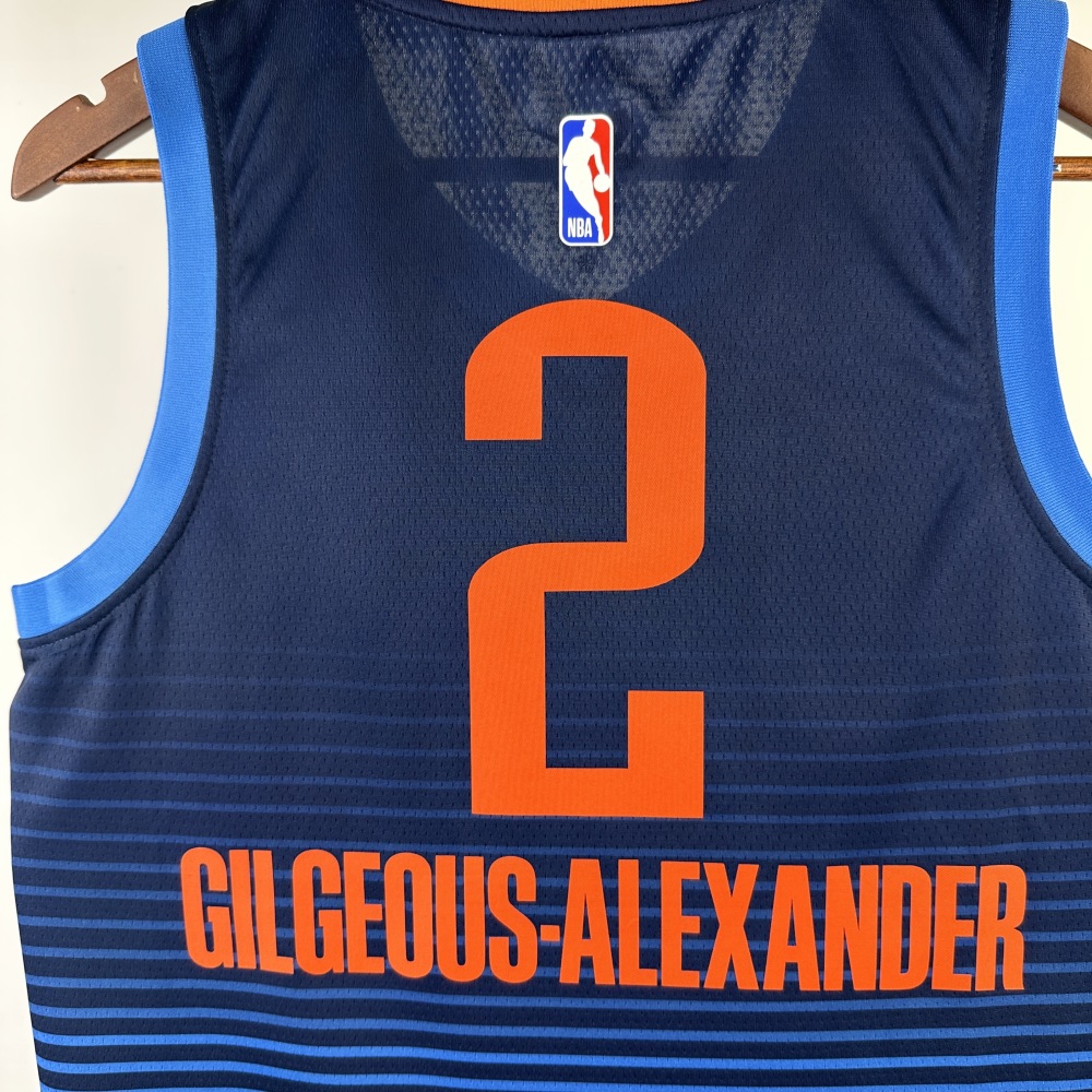 Oklahoma City Thunder Blue Stripe 2 Alexander