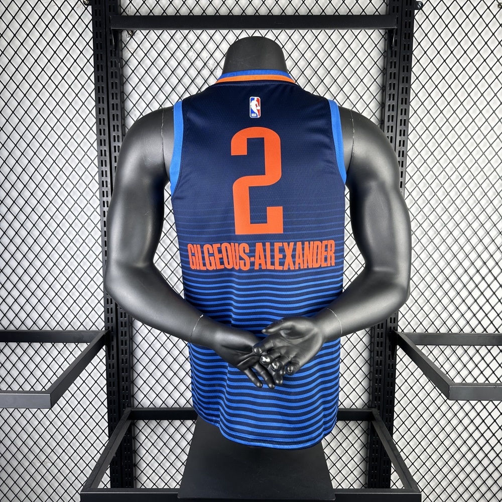 Oklahoma City Thunder Blue Stripe 2 Alexander