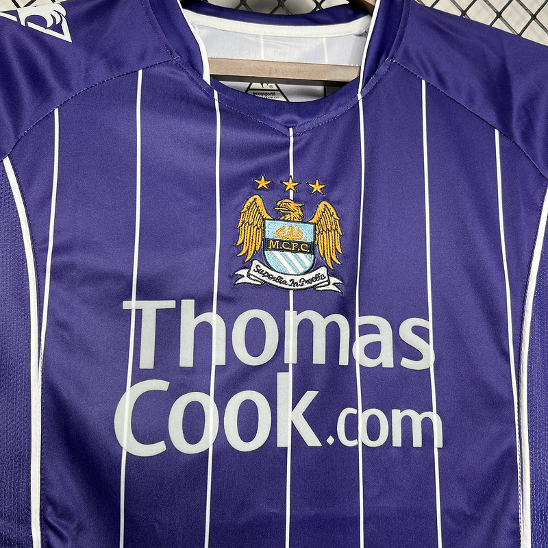 Retro 2007-08 Manchester City Away Football jersey retro