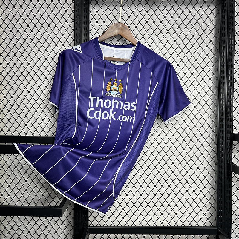 Retro 2007-08 Manchester City Away Football jersey retro