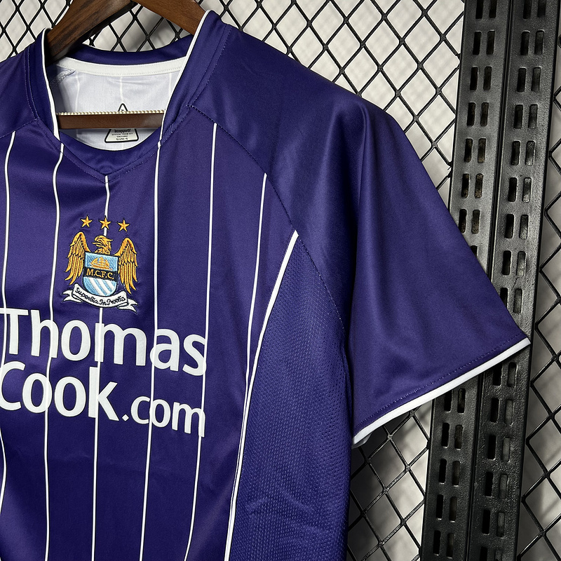 Retro 2007-08 Manchester City Away Football jersey retro