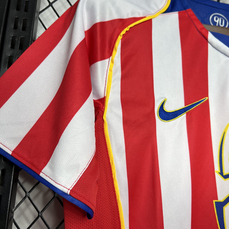 Retro Atletico Madrid 2004-05 home Football jersey retro