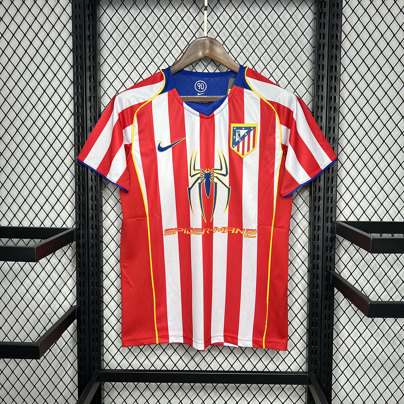Retro Atletico Madrid 2004-05 home Football jersey retro