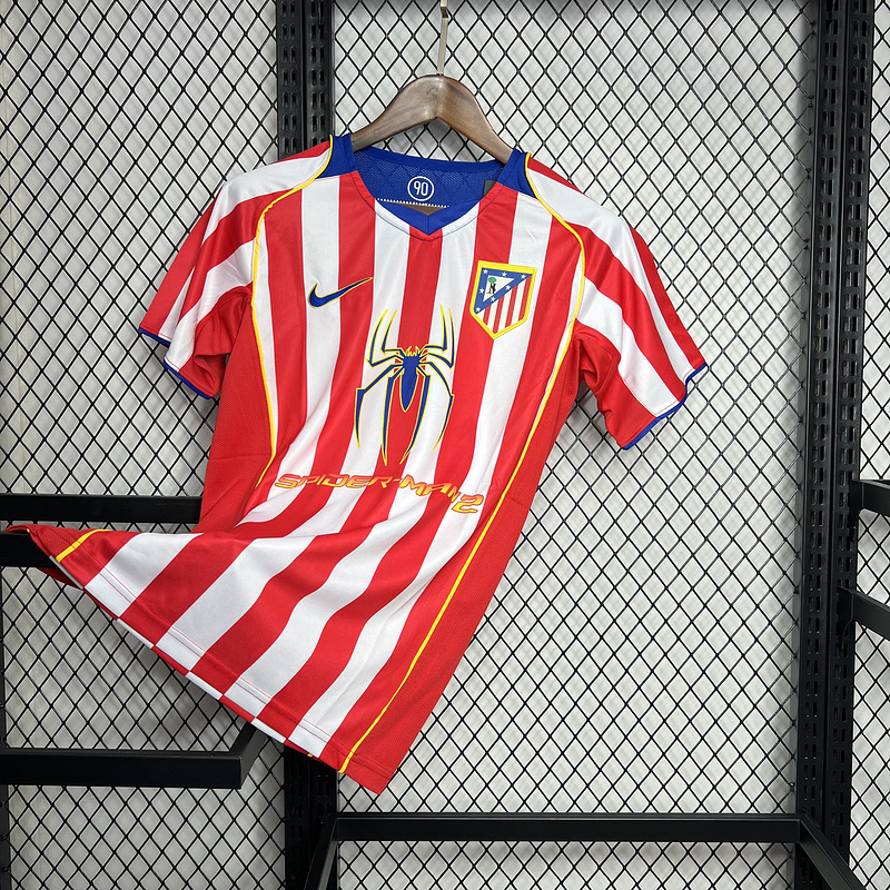 Retro Atletico Madrid 2004-05 home Football jersey retro