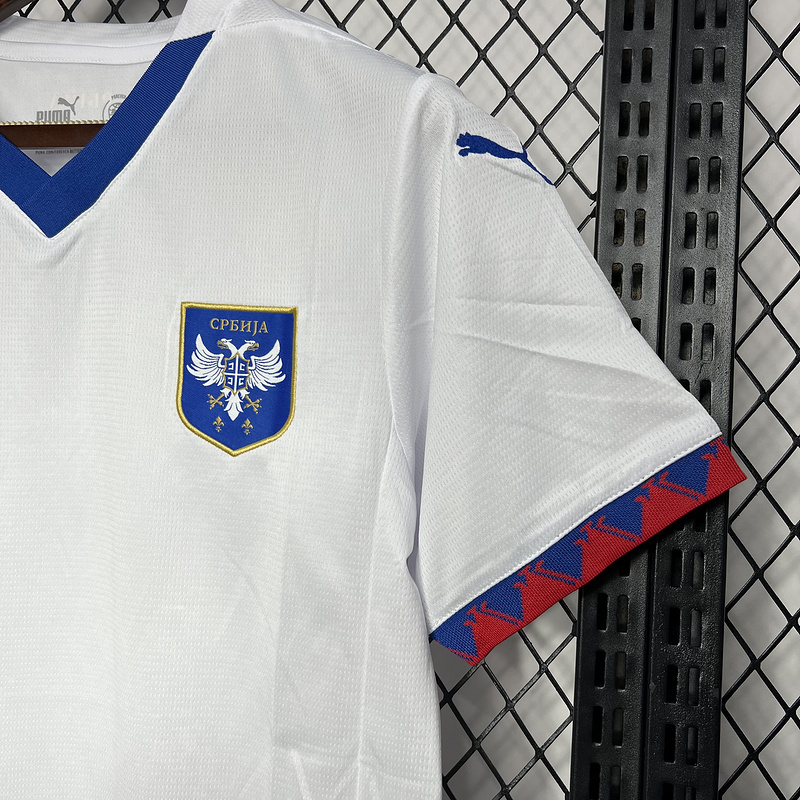 2024-25 Serbia Euro Away Football jersey