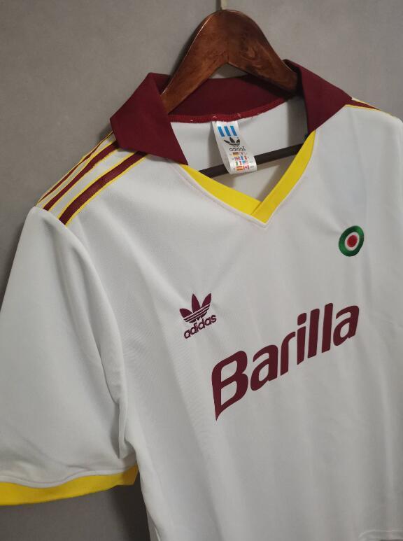 Retro AS Roma 1991-92 home Football jersey retro