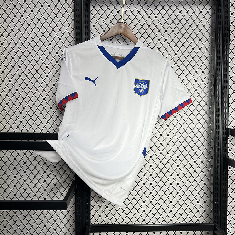 2024-25 Serbia Euro Away Football jersey