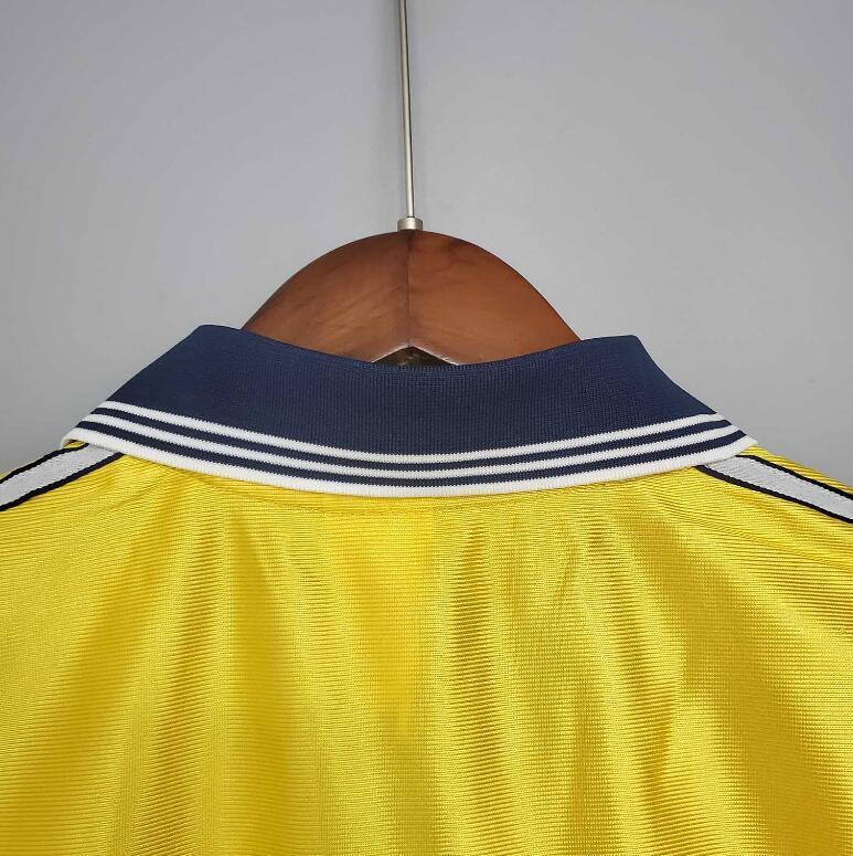Retro 1998-99 Marseille away yellow Football jersey retro
