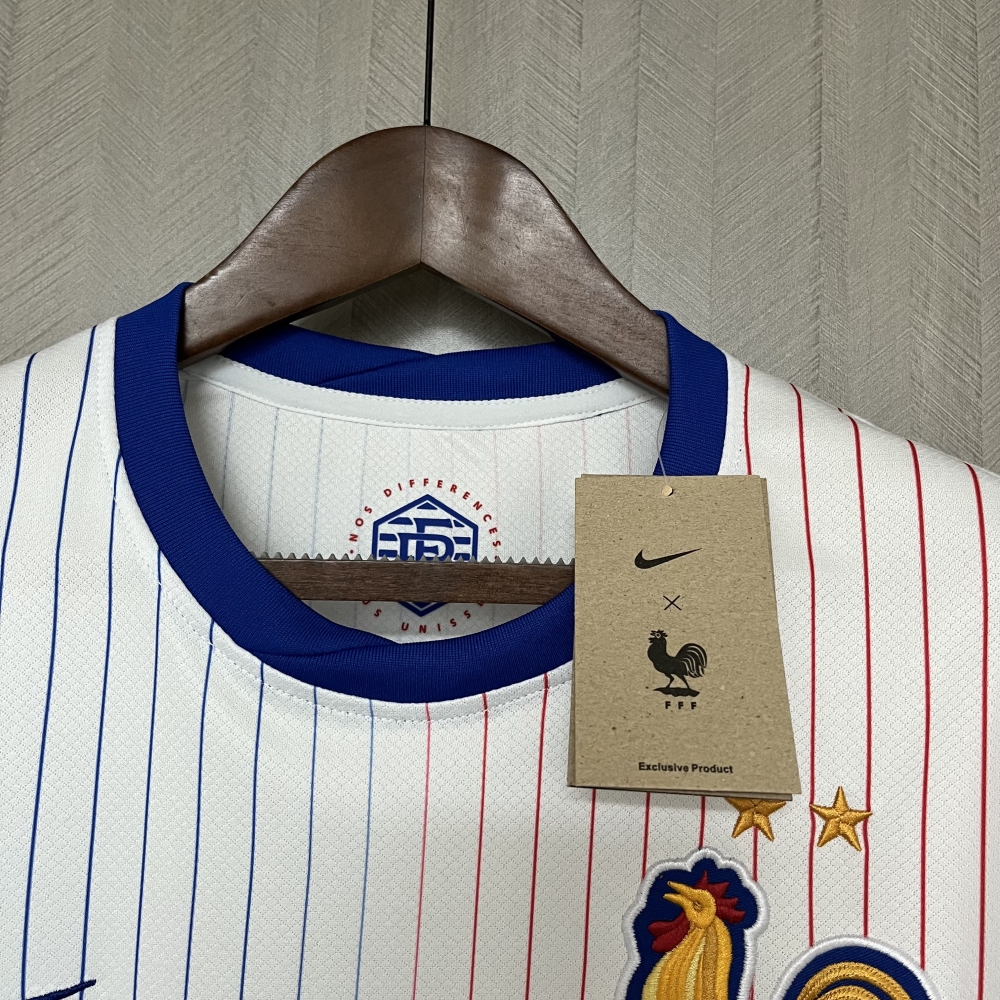2024-25 France away CAMAVINGA  GRIEZMANN GIROUD MBAPPE DEMBELE T. HERNANDEZ Football jersey