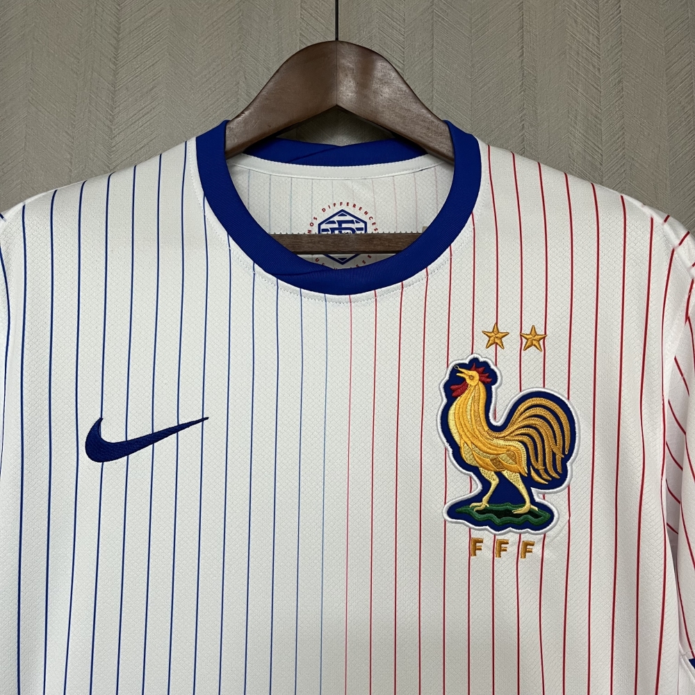2024-25 France away CAMAVINGA  GRIEZMANN GIROUD MBAPPE DEMBELE T. HERNANDEZ Football jersey